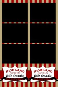 red 3 up photo booth template